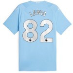 Günstige Fußballtrikots Manchester City 2023-24 Lewis 82 Heimtrikot Kurzarm